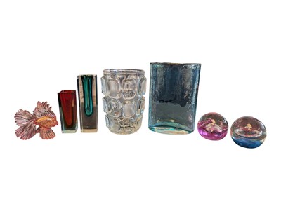 Lot 38 - COLLECTION OF MID TO LATE 20TH CENTURY STUDIO GLASS