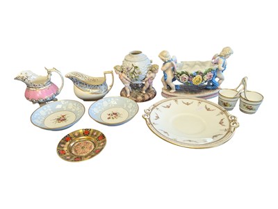 Lot 61 - COLLECTION OF 19TH / 20TH CENTURY PORCELAIN PIECES