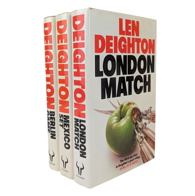 Lot 178 - DEIGHTON, LEN - THREE FIRST EDITIONS, ONE SIGNED BY AUTHOR