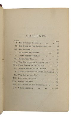 Lot 1 - DOYLE, ARTHUR CONAN - 1902 THE HOUND OF THE BASKERVILLES, FIRST EDITION, FIRST ISSUE