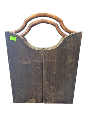 Lot 742 - QUEEN ANNE STYLE 19TH CENTURY WALNUT DRESSING TRIPTYCH MIRROR