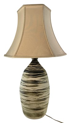 Lot 244 - ANDRE LORET FOR SIDMOUTH POTTERY - LARGE STUDIO POTTERY TABLE LAMP