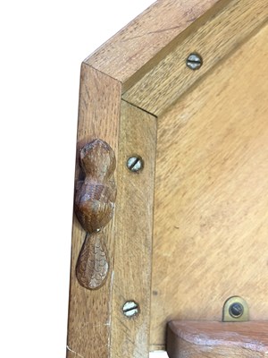 Lot 13 - BEAVERMAN - COLIN ALMACK & DAVID RICHARD GLEGG - ENGLISH OAK CORNER CUPBOARD
