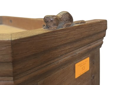 Lot 13 - BEAVERMAN - COLIN ALMACK & DAVID RICHARD GLEGG - ENGLISH OAK CORNER CUPBOARD