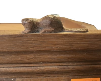 Lot 13 - BEAVERMAN - COLIN ALMACK & DAVID RICHARD GLEGG - ENGLISH OAK CORNER CUPBOARD