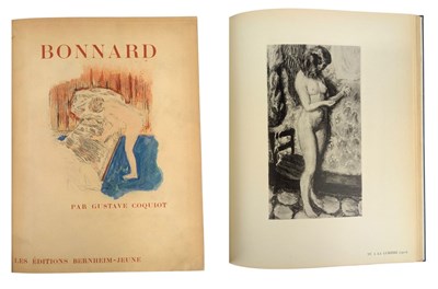 Lot 64 - COQUIOT, GUSTAVE - 1922 BONNARD, LES EDITIONS BERNHEIM-JEUNE, ILLUSTRATED