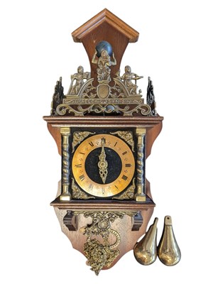 Lot 293 - MID 20TH CENTURY VINTAGE DUTCH ZAANSE WALL CLOCK