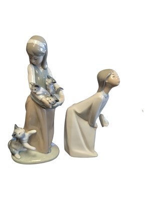 Lot 44 - COLLECTION OF LATE 20TH CENTURY LLADRO & NAO PORCELAIN FIGURES