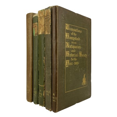 Lot 56 - 1897-1906 COLLECTION OF HAMPSTEAD & ANTIQUARIAN SOCIETY ANNUALS