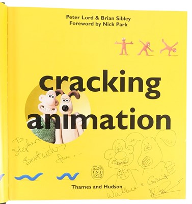 Lot 8 - WALLACE & GROMIT - NICK PARK & PETER LORD - AARDMAN ANIMATIONS SIGNED BOOK