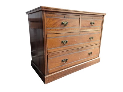 Lot 789 - EDWARDIAN MAHOGANY CHEST OF DRAWERS