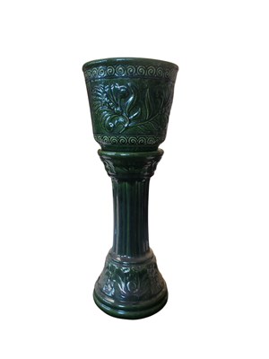 Lot 599 - BAY - WEST GERMAN - VINTAGE CERAMIC JARDINIERE