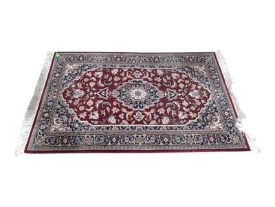 Lot 759 - VINTAGE 20TH CENTURY PERSIAN ISLAMIC CHAKHARI FLOOR RUG