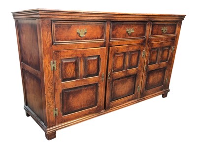 Lot 754 - 18TH CENTURY REVIVAL OAK DRESSER BASE / SIDEBOARD