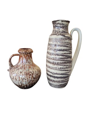 Lot 607 - SCHEURICH - WEST GERMAN - TWO VINTAGE CERAMIC JUGS
