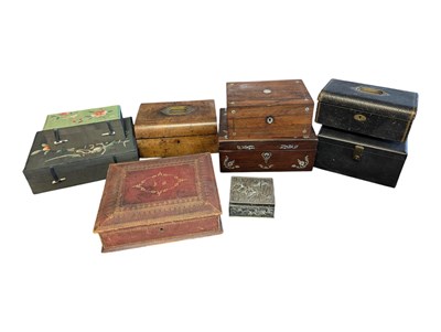 Lot 310 - COLLECTION OF 20TH CENTURY VINTAGE WOODEN & METAL BOXES