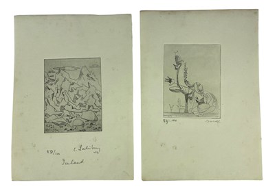 Lot 5 - CUNARD, NANCY & OTHERS - c1942 SALVO FOR RUSSIA - LIMITED EDITION COLLECTION OF SIGNED ETCHINGS