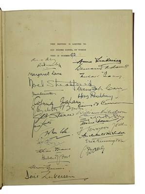 Lot 17 - SOHO HOSPITAL FOR WOMEN - [1944] SOHO CENTENARY: A GIFT FROM ARTISTS, WRITERS AND MUSICIANS, SIGNED
