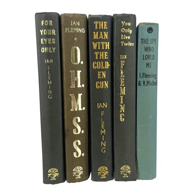 Lot 61 - FLEMING, IAN - 1960-5 FIVE FIRST EDITION JAMES BOND NOVELS