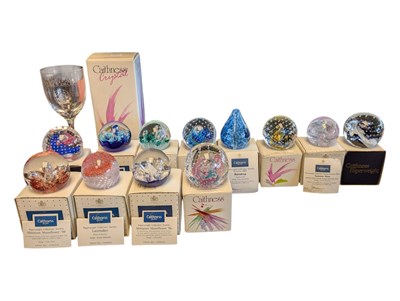 Lot 74 - COLLECTION OF LATE 20TH CENTURY CAITHNESS PAPERWEIGHTS