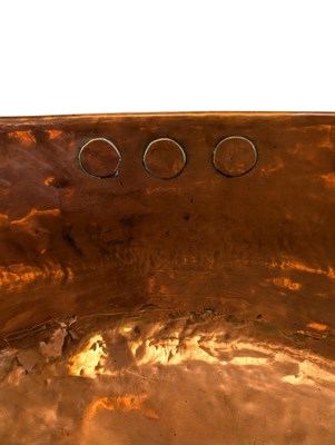Lot 336 - VICTORIAN 19TH CENTURY COUNTRY HOUSE SIZE COPPER MIXING BOWL