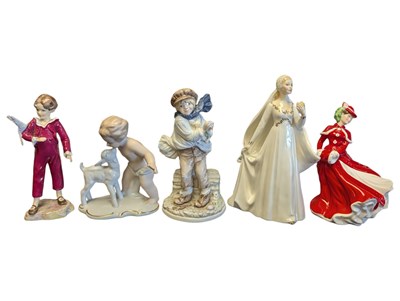 Lot 72 - COLLECTION OF 20TH CENTURY CHINA FIGURINES - WALLENDORF - COALPORT - DOULTON