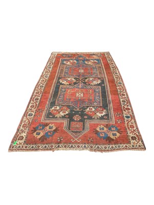 Lot 672 - PERSIAN KAZAK HAND WOVEN WOOLLEN FLOOR CARPET RUG
