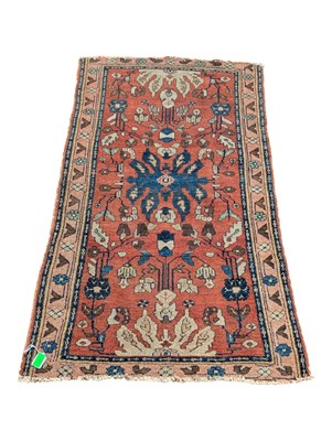 Lot 667 - PERSIAN / TURKISH PART SILK & WOVEN RUG FLOOR CARPET RUG