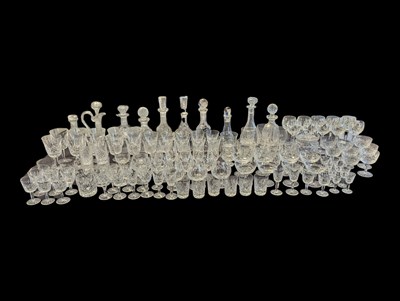 Lot 90 - COLLECTION OF WATERFORD LISMORE DRINKING GLASSES & DECANTERS