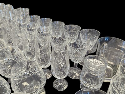 Lot 90 - COLLECTION OF WATERFORD LISMORE DRINKING GLASSES & DECANTERS