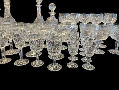 Lot 90 - COLLECTION OF WATERFORD LISMORE DRINKING GLASSES & DECANTERS