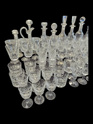 Lot 90 - COLLECTION OF WATERFORD LISMORE DRINKING GLASSES & DECANTERS