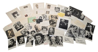 Lot 51 - BRITISH ACTORS - AUTOGRAPHS - LARGE COLLECTION