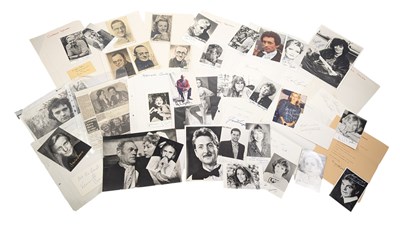 Lot 44 - BRITISH ACTORS - AUTOGRAPHS - LARGE COLLECTION