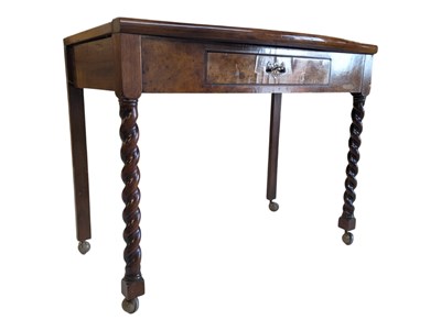 Lot 715 - VICTORIAN 19TH CENTURY WALNUT WRITING TABLE DESK