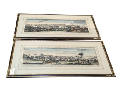Lot 711 - SOUTH WEST & EAST PROSPECT OF BIRMINGHAM FRAMED ETCHINGS