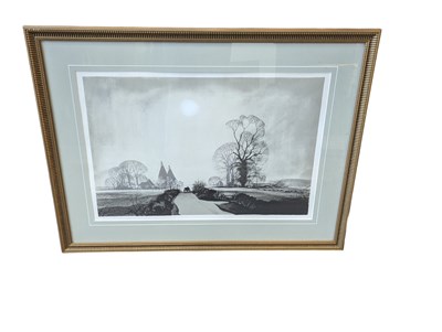 Lot 710 - ROWLAND HILDER (1905-1933) WINTER SCENE LIMITED EDITION PRINT