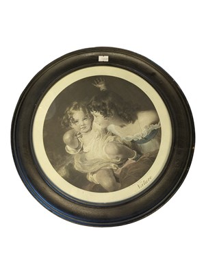Lot 388 - AFTER SIR THOMAS LAWRENCE R.A. (1769-1830) - 19TH CENTURY ENGRAVING TITLED 'NATURE'