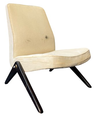 Lot 191 - BENGT RUDA X NORDISKA KOMPANIET - RETRO MID CENTURY UPHOLSTERED LOUNGE CHAIR