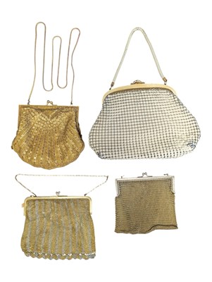 Lot 466 - FOUR 20TH CENTURY VINTAGE LADIES EVENING BAGS / PURSES