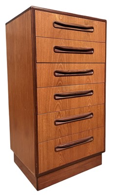 Lot 12 - V. B. WILKINS FOR G PLAN - FRESCO RANGE - TEAK CHEST OF DRAWERS