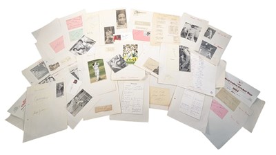 Lot 152 - SPORTING AUTOGRAPHS - LARGE COLLECTION OF ASSORTED