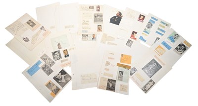 Lot 84 - FOOTBALL - COLLECTION OF EARLY AUTOGRAPHS C1930S TO 1950S