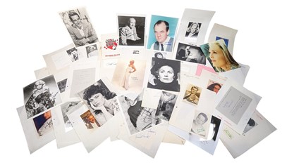 Lot 169 - AUTOGRAPHS - LARGE COLLECTION OF ASSORTED