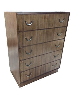 Lot 623 - BRITISH MODERN DESIGN - LATE 20TH CENTURY CHEST OF DRAWERS