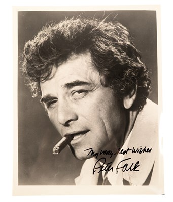 Lot 136 - PETER FALK - COLUMBO - AUTOGRAPHED 8X10" PHOTOGRAPH