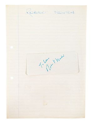 Lot 46 - ACTORS - ROBERT NEWTON (D.1956) - RARE AUTOGRAPH