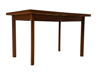 Lot 653 - DANISH MODERN DESIGN - MID CENTURY TEAK EXTENDING DINING TABLE