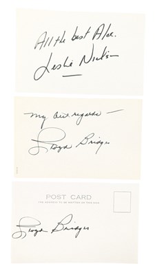 Lot 160 - AIRPLANE! (1980) - LLOYD BRIDGES & LESLIE NIELSEN AUTOGRAPHS