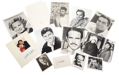 Lot 170 - HOLLYWOOD / ACTORS - COLLECTION OF AUTOGRAPHS